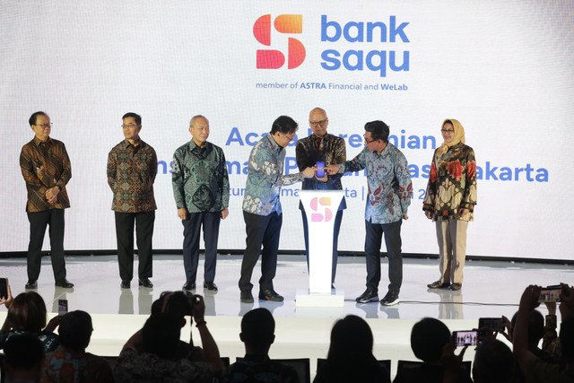 PT Bank Jasa Jakarta (Bank Jasa Jakarta) resmi berganti nama menjadi PT Bank Saqu Indonesia (Bank Saqu), pada Rabu (28/5). Foto: Dok. Bank Saqu