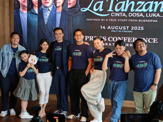 Konferensi Pers perilisan Trailer dan Postet Film La Tahzan Produksi MD Pictures. Foto: Aprilandika Pratama/kumparan