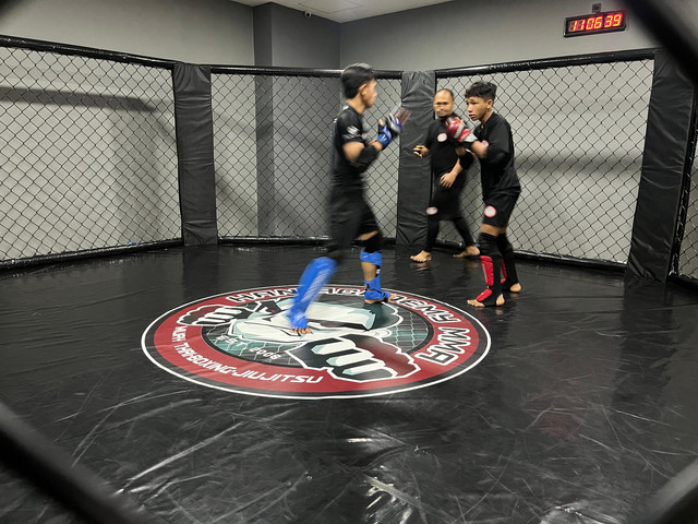 Persiapan GAMMA World MMA Championship 2025. Foto: Haikal Pasya/kumparan