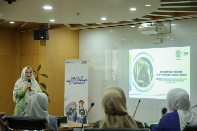 BRI lewat program BRI Peduli gelar pelatihan dan pendampingan sertifikasi halal untuk pelaku UMKM. Foto: Dok. BRI