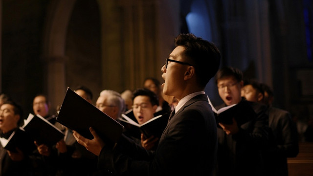 Ilustrasi paduan suara menyanyikan lagu Bangun Pemudi Pemuda Indonesia. Foto: Shutterstock AI/Shutterstock
