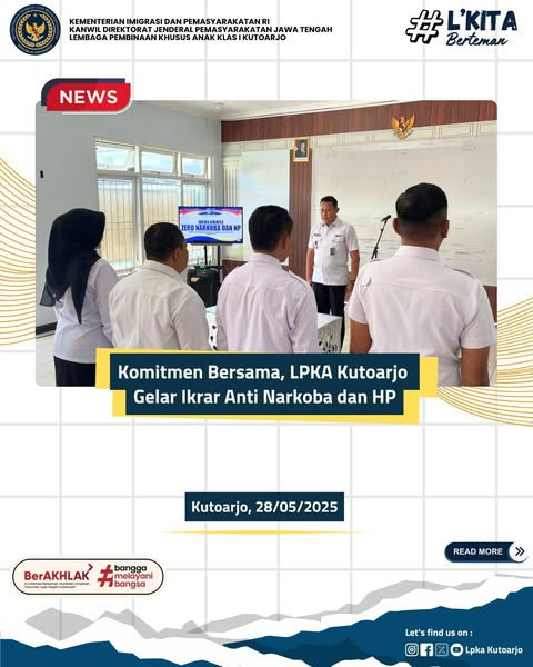 Dok Humas LPKA Kutoarjo
