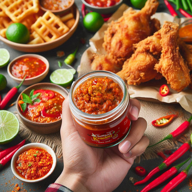 Dukungan Rumah BUMN BRI berhasil membantu UMKM Sambal Kawani, produk sambal kemasan asal Jakarta, semakin dikenal hingga mancanegara. Foto: dok. BRI