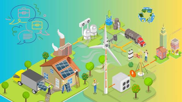 Ilustrasi Green Jobs dan Green Skills. Sumber: https://www.canva.com/design