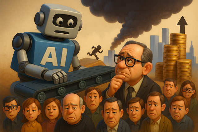 Distopia AI. Gambar dibuat dengan GPT 4o