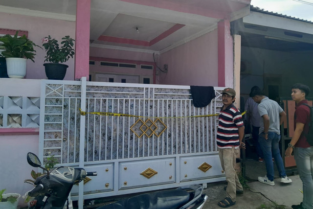 Rumah milik IRT di Serang yang diduga korban pembunuhan. Foto: Dok. Istimewa