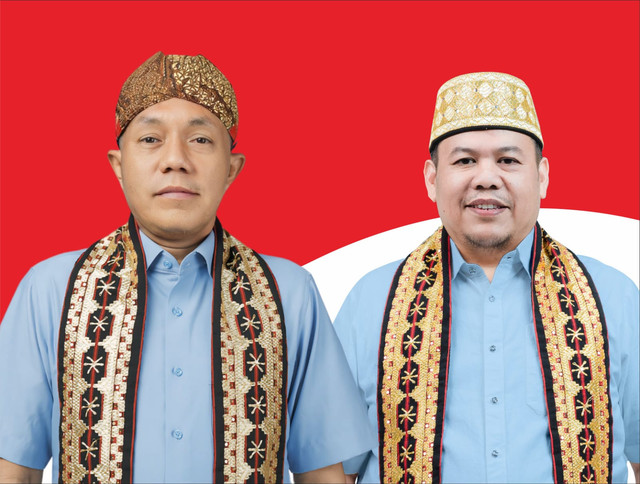 Pasangan calon Bupati dan Wakil Bupati Pesawaran Nomor Urut 1, Supriyanto dan Suriansyah Rhalieb | Foto : Dok. Ist