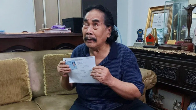 Aktor sekaligus pelawak senior Jaja Miharja. Foto: Mentari Dwi Gayati/ANTARA