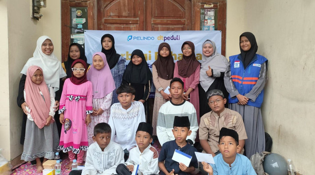 PT Pelindo dan DT Peduli Santuni 22 Anak Yatim di Kaligawe, Semarang (Sumber :DT Peduli)