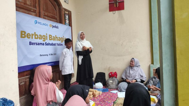 PT Pelindo dan DT Peduli Santuni 22 Anak Yatim di Kaligawe, Semarang (Sumber :DT Peduli)