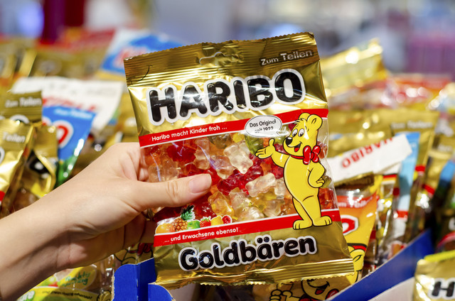 Ilustrasi permen merek Haribo. Foto: Lutsenko_Oleksandr/Shutterstock