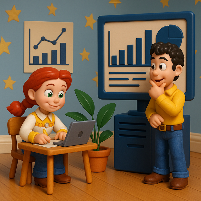 Big vs Small Data. Gambar dibuat dengan GPT 4o