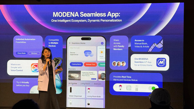 Aplikasi MODENA Seamless App. Foto: Kevin S. Kurnianto/kumparan
