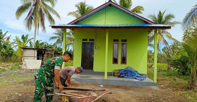 Program RTLH di wilayah Desa Purun Kecil Mempawah. Foto: Dok. Istimewa