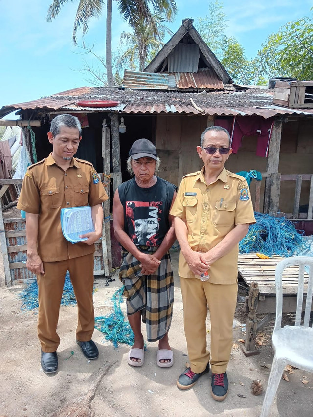 Kami sebagai Tim Monitoring Kemiskinan Ekstrem bersama Pak Baso, Sumber: Dokpri