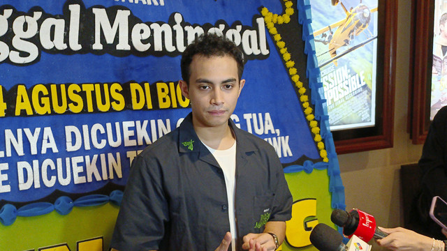Aktor Omara Esteghlal saat Ditemui di Kawasan Cikini, Jakarta Pusat. Foto: Aprilandika Pratama/kumparan