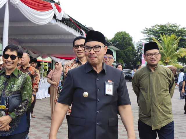 Wali Kota Yogyakarta Hasto Wardoyo di Balai Kota Yogyakarta, Kamis (5/6/2025). Foto: Arfiansyah Panji Purnandaru/kumparan