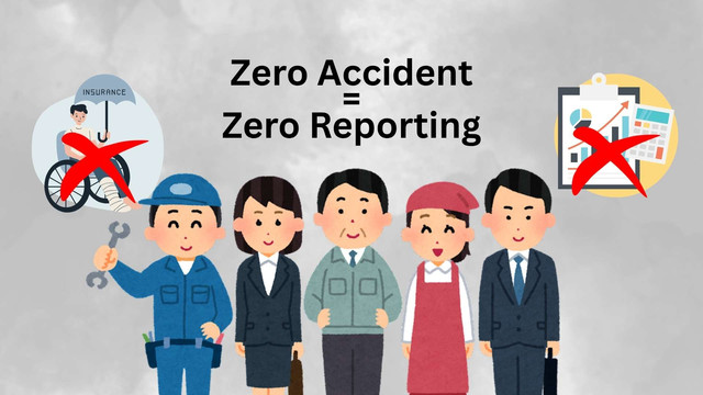 Ilustrasi: Zero Accident akan menutup rapat-rapat laporam kecelakaan yang pada akhirnya mematikan budaya K3. Gambar dibuat menggunakan canva.