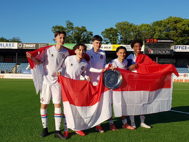 Deston Denzell, pemain Belanda keturunan Indonesia yang memperkuat Telstar U-17. Foto: Dok. Pribadi