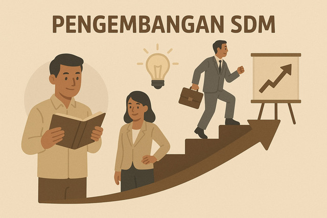 Ilustrasi Pengembangan SDM, source: Generative AI