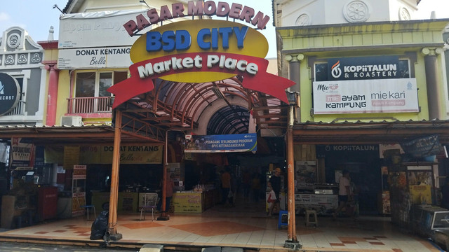 Foto: Suasana Pasar Modern BSD di Pintu Timur, Saptu (7/6/2025). (Sumber gambar: Pribadi)