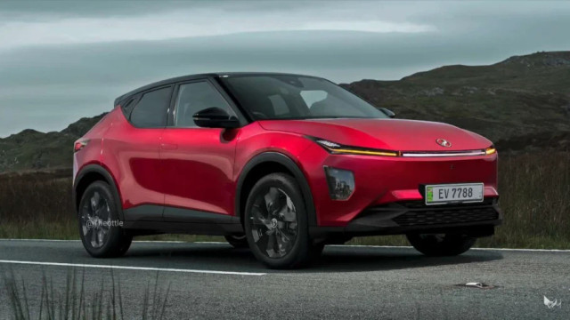 Mobil listrik yang diduga Perodua QV-E. Foto: Perodua