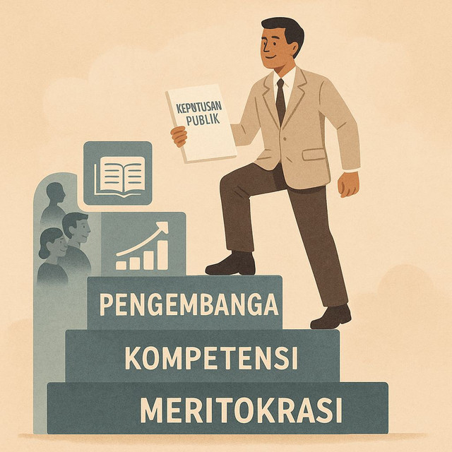 Ilustrasi Manajen Karir, Source: Generative AI