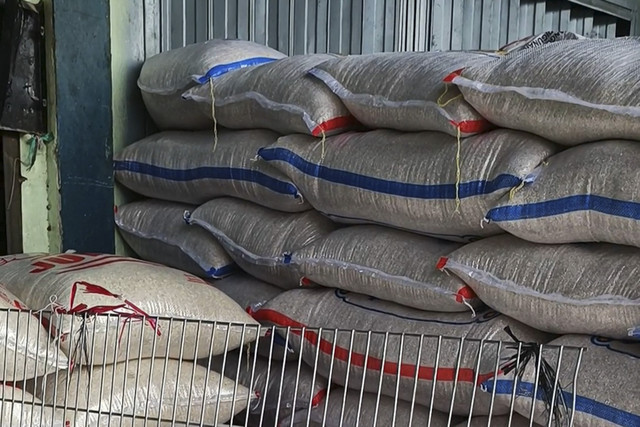 Beras Premium dan Medium di Pasar Induk Beras Cipinang (PIBC), Jakarta Timur. Senin (9/6/2025). Foto: Muhammad Fhandra Hardiyon/kumparan