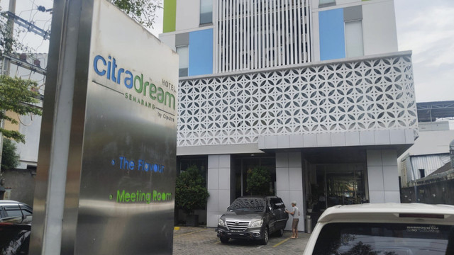 Situasi hotel Citradream Semarang. Foto: Intan Alliva Khansa/kumparan
