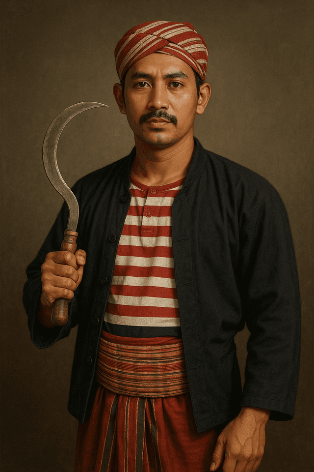 Celurit Madura | gambar dihasilkan oleh AI