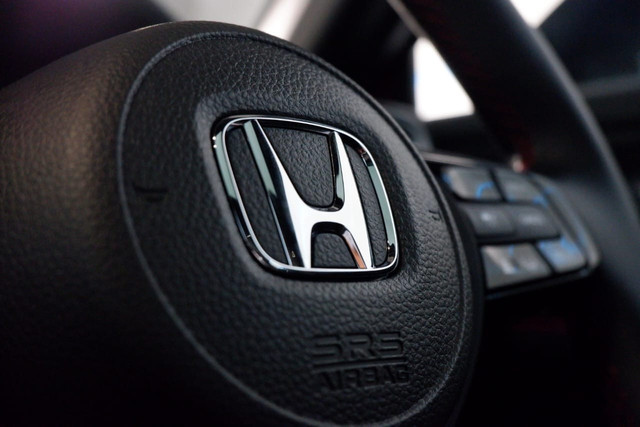 Logo Honda di setir HR-V Hybrid. Foto: Aditya Pratama Niagara/kumparan