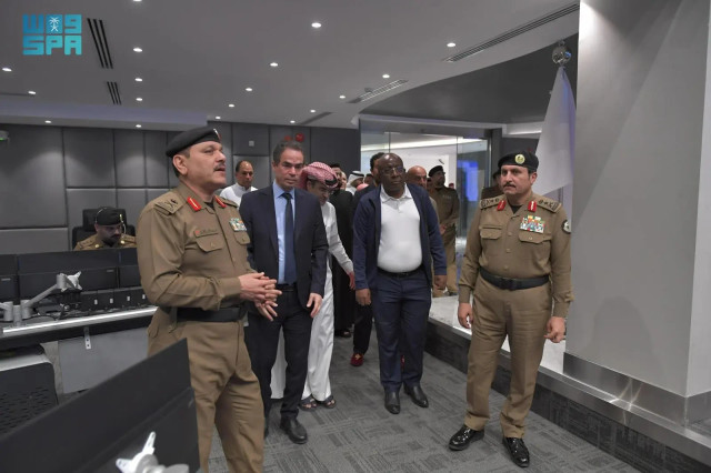 Delegasi media internasional kunjungi Hajj Command and Control Center. Foto: Dok. Istimewa