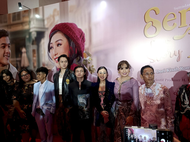 Gala premiere film Senyum Manies Love Story, XXI Epicentrum, Senin (9/6/2025). Foto: Giovanni/kumparan
