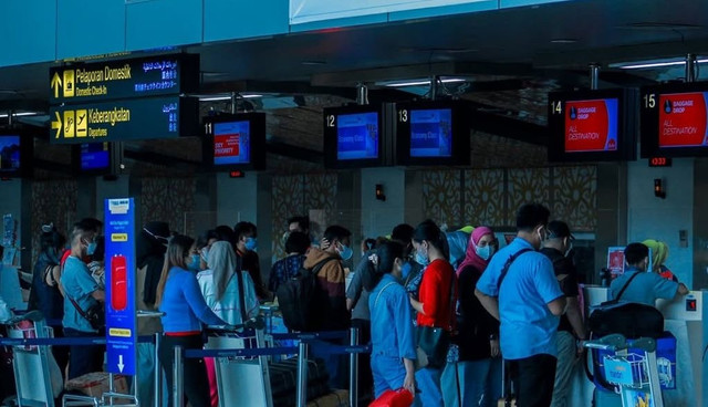Situasi Bandara Internasional Supadio Pontianak. Foto : Rabiansyah/Hi!Pontianak.