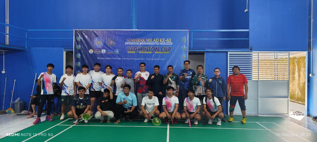 Turnamen Bulu Tangkis Unismuh 2025 Resmi Dibuka, 82 Tim Ramaikan Persaingan