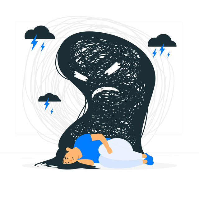 Ilustrasi Depresi.  Sumber: freepik.com