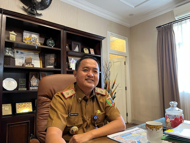Kepala Dinas Pendidikan dan Kebudayaan Provinsi Lampung, Thomas Amirico | Foto : Eka Febriani / Lampung Geh