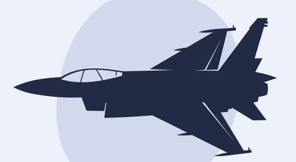Flat-design-fighter-jet-silhouette (Ilustrasi)/Image by freepik