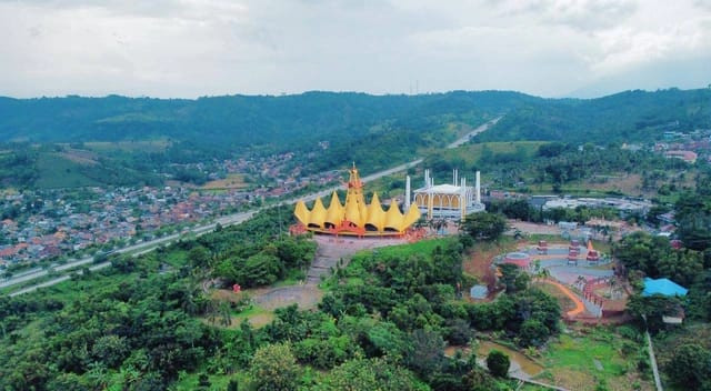 Ilustrasi menara siger. | Foto: Lampung Geh