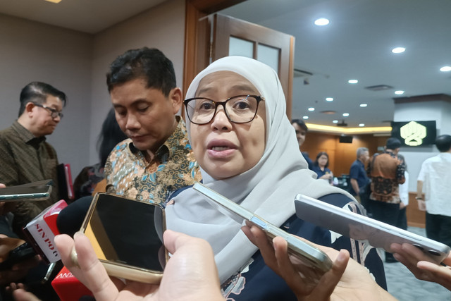 Direktur Jenderal (Dirjen) Perumahan Perkotaan Kementerian PKP, Sri Haryati di Direktorat Jenderal Kekayaan Negara Kemenkeu, Jakarta, Rabu (11/6/2025). Foto: Muhammad Fhandra/kumparan