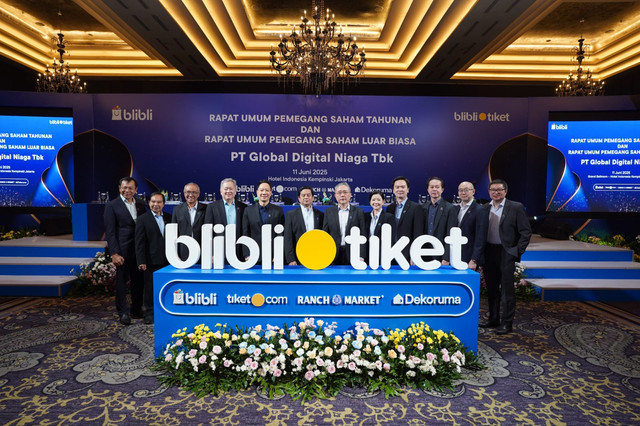 PT Global Digital Niaga Tbk (BELI) atau Blibli menggelar Rapat Umum Pemegang Saham Tahunan (RUPST) tahun buku 2024 dan Rapat Umum Pemegang Saham Luar Biasa (RUPSLB). Foto: Dok. Blibli