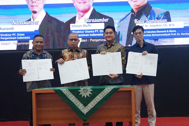 Bentuk Kolaborasi yang Erat, FEB Uhamka dan PT Orion Laksanakan MoU. Dokumentasi UHAMKA