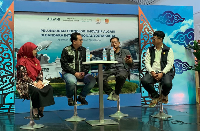 Peluncuran teknologi inovatif Algari di Bandara YIA, Kamis (12/6). Foto: Dok. Algari