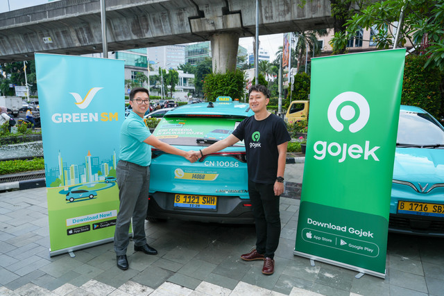 GoJek dan Green SM berkolaborasi hadirkan layanan GoGreen SM di aplikasi Gojek. Foto: Dok. Gojek