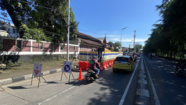Pekerjaan pipa PAM JAYA di Jalan TB Simatupang, Jaksel, dan sekitarnya. Foto: Dok. PAM JAYA