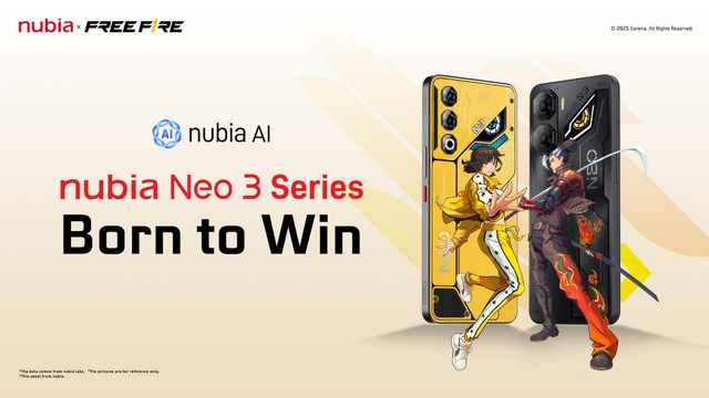 nubia Neo 3 series ditunjuk sebagai HP Gaming Free Fire