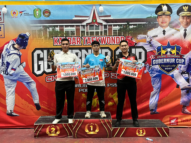 Hasil akhir para juara umum 1,2 dan 3. Foto: Rabiansyah/Hi!Pontianak.