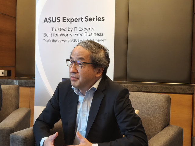 Eric Chen, Senior Vice President General Manager of System Sales Group ASUS Global. Foto: Muhammad Fikrie/kumparan
