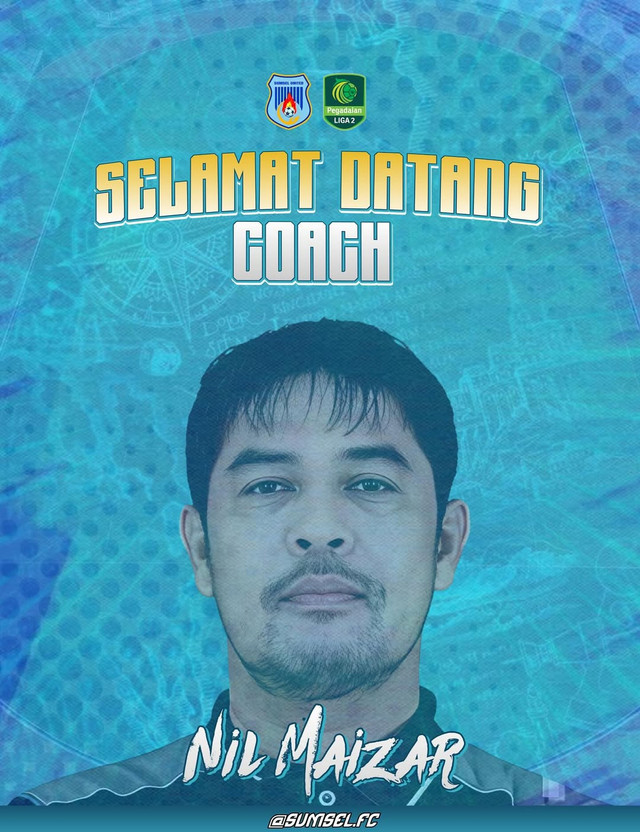 Unggahan foto selamat datang Nil Maizar di Sumsel United FC. Foto : @Sumselunitedfc