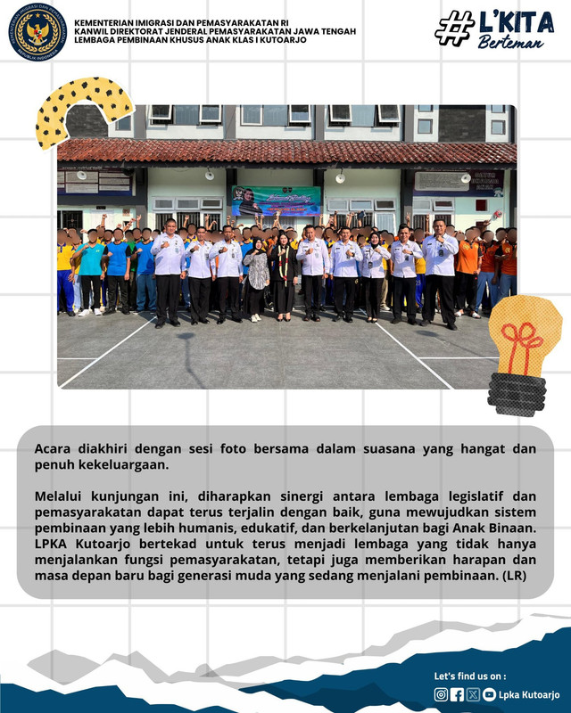 Dok Humas LPKA Kutoarjo